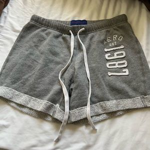 Grey cotton shorts